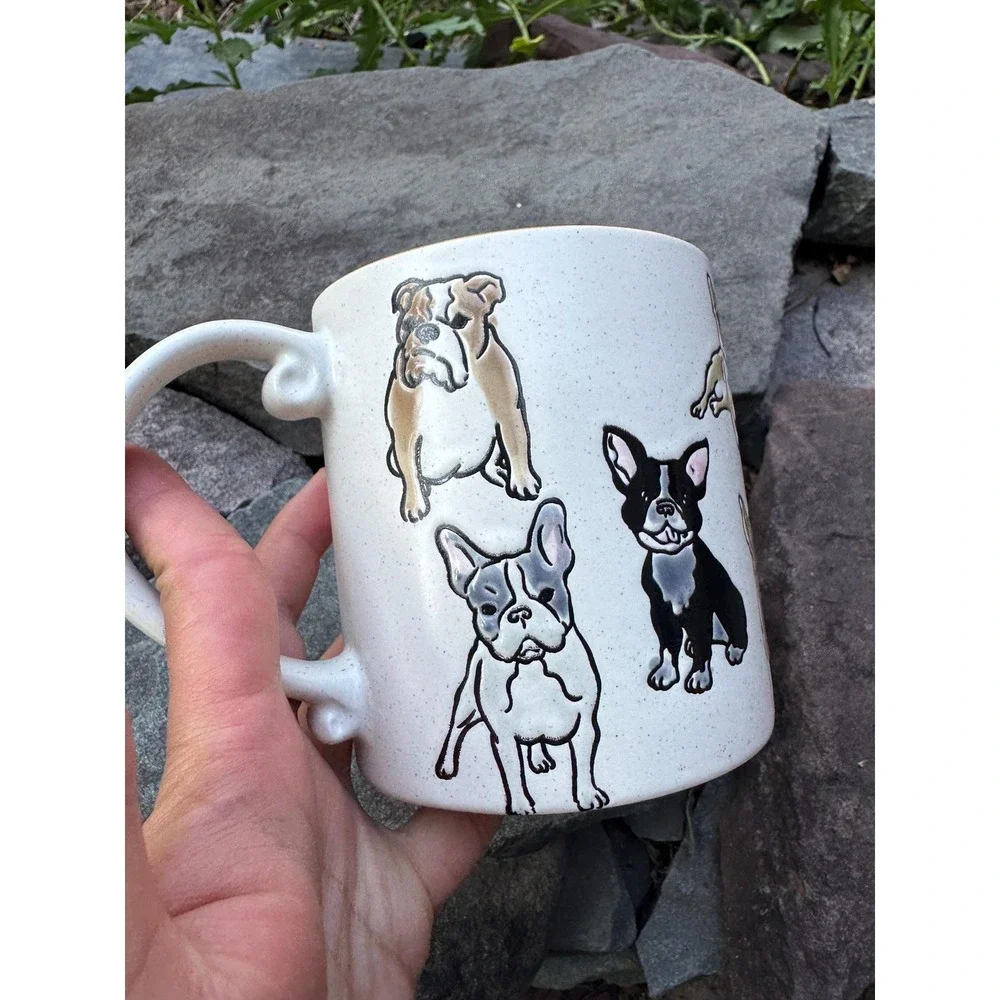 Spectrum Designz Love My Boston Terrier French Bulldog‎ Dog Mug 21oz